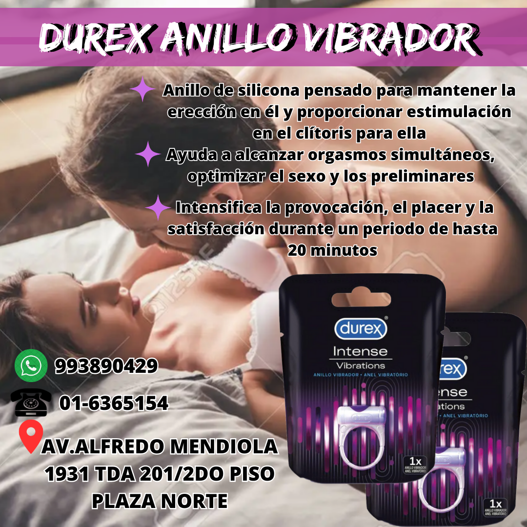 DUREX ANILLO VIBRADOR TIENDAS AMOR